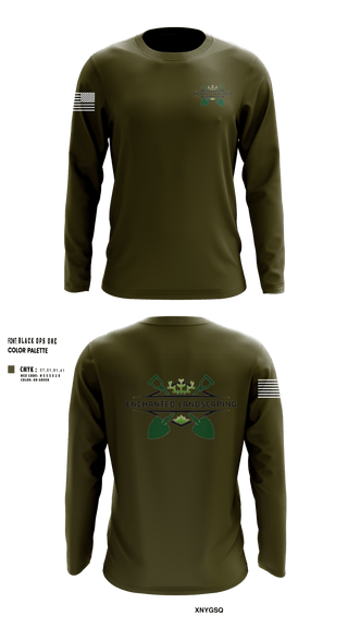 Long Sleeve Performance Shirt, Enchanted landscaping, , Teamtime, Team time, sublimation, custom sports apparel, team uniforms, spirit wear, spiritwear, sports uniforms, custom shirts, team store, custom team store, fundraiser sports, apparel fundraiser