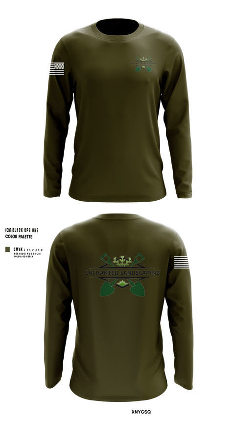 Long Sleeve Performance Shirt, Enchanted landscaping, , Teamtime, Team time, sublimation, custom sports apparel, team uniforms, spirit wear, spiritwear, sports uniforms, custom shirts, team store, custom team store, fundraiser sports, apparel fundraiser