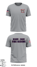 Miami Dade Firehouse Shirts 53092745 Short Sleeve Performance Shirt - 1