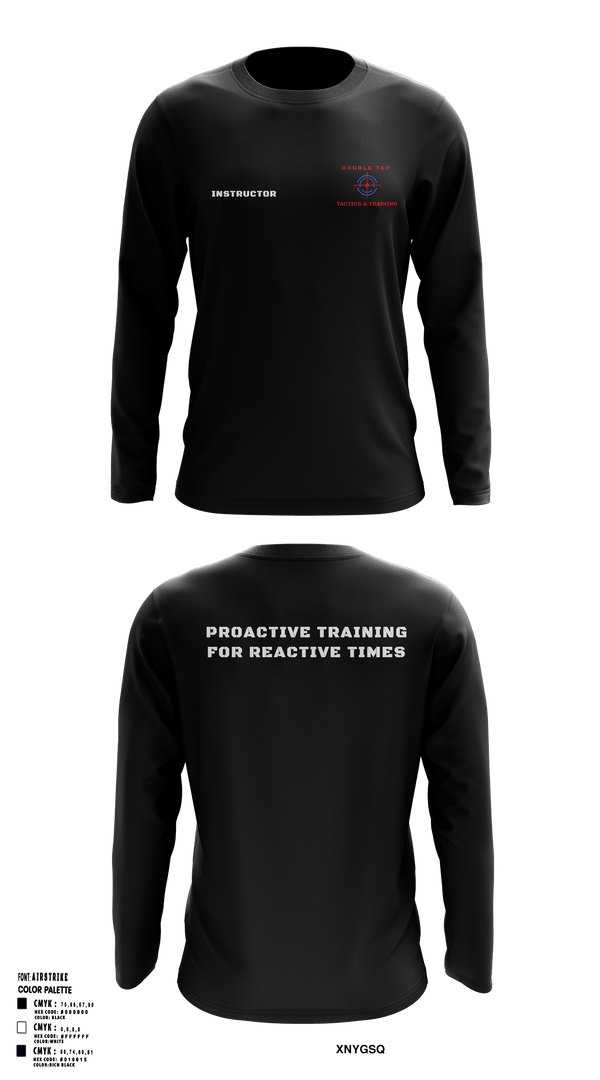 Long Sleeve Performance Shirt, Double Tap Tactics, , Teamtime, Team time, sublimation, custom sports apparel, team uniforms, spirit wear, spiritwear, sports uniforms, custom shirts, team store, custom team store, fundraiser sports, apparel fundraiser