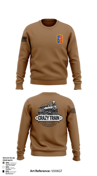 Crew Neck Sweatshirt, 2-174 ADA, Army, Teamtime, Team time, sublimation, custom sports apparel, team uniforms, spirit wear, spiritwear, sports uniforms, custom shirts, team store, custom team store, fundraiser sports, apparel fundraiser