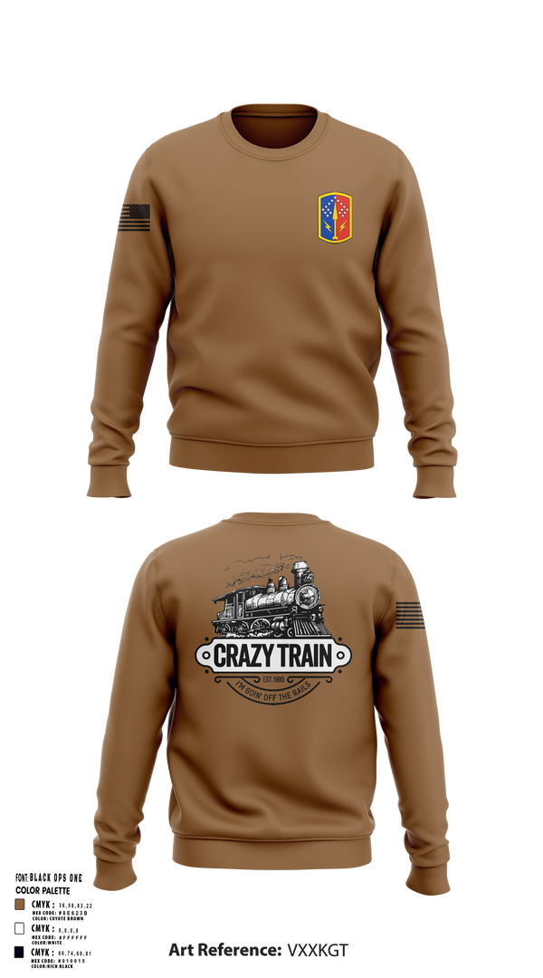 Crew Neck Sweatshirt, 2-174 ADA, Army, Teamtime, Team time, sublimation, custom sports apparel, team uniforms, spirit wear, spiritwear, sports uniforms, custom shirts, team store, custom team store, fundraiser sports, apparel fundraiser
