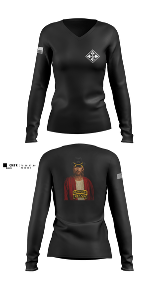 Womens Long Sleeve Vneck Shirt, HHC 1-38, , Teamtime, Team time, sublimation, custom sports apparel, team uniforms, spirit wear, spiritwear, sports uniforms, custom shirts, team store, custom team store, fundraiser sports, apparel fundraiser