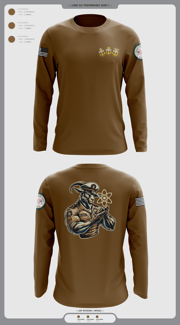 Long Sleeve Performance Shirt, NAVAL REACTORS, Navy, Teamtime, Team time, sublimation, custom sports apparel, team uniforms, spirit wear, spiritwear, sports uniforms, custom shirts, team store, custom team store, fundraiser sports, apparel fundraiser