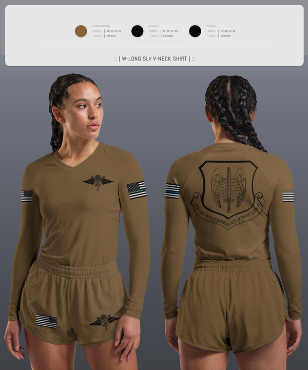 Womens Long Sleeve Vneck Shirt, SWHPSG, , Teamtime, Team time, sublimation, custom sports apparel, team uniforms, spirit wear, spiritwear, sports uniforms, custom shirts, team store, custom team store, fundraiser sports, apparel fundraiser