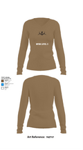 MVIM Level 3 52585841 Women's Long Sleeve V-neck Shirt - 2