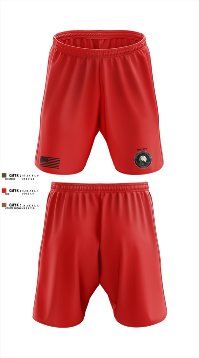 C CO 2-13th AVN REGT 33503079 Athletic Shorts With Pockets - 3