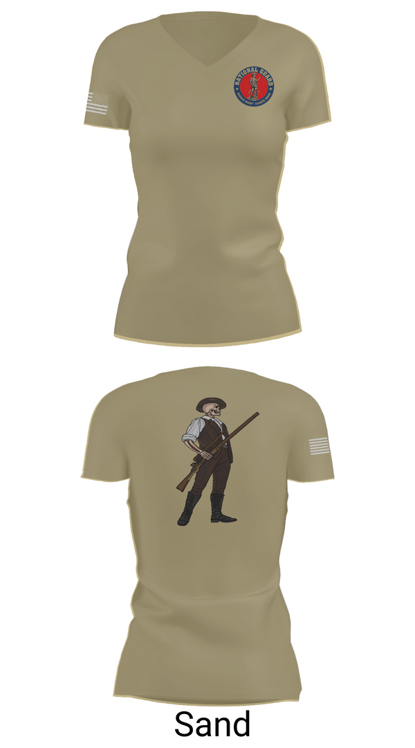 Womens Short Sleeve Vneck Shirt, , National Guard, Teamtime, Team time, sublimation, custom sports apparel, team uniforms, spirit wear, spiritwear, sports uniforms, custom shirts, team store, custom team store, fundraiser sports, apparel fundraiser