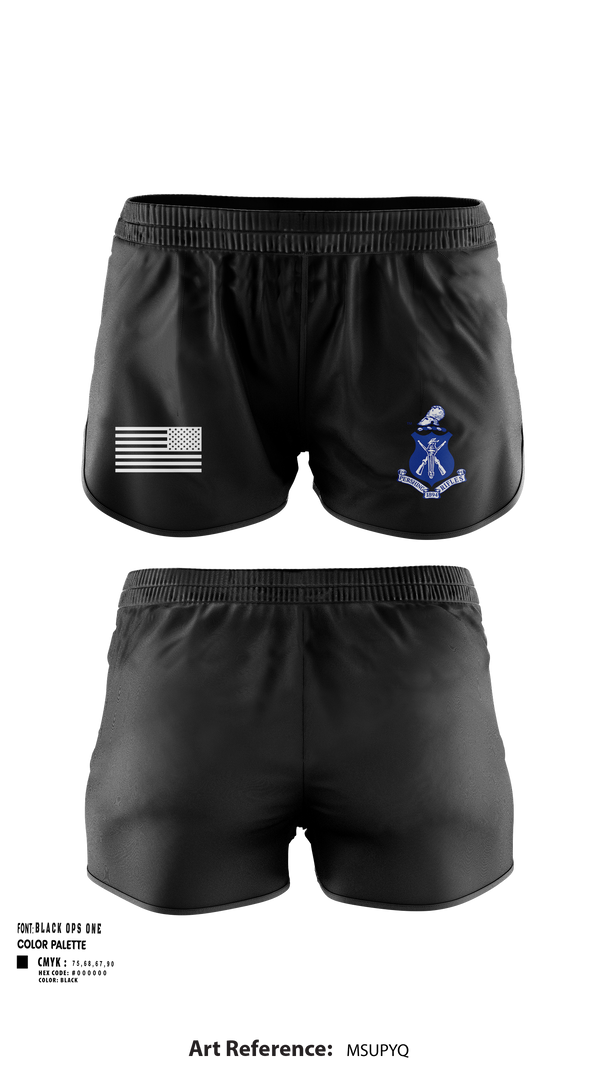 Ranger Panties, Pershing Rifles Troop L-1, , Teamtime, Team time, sublimation, custom sports apparel, team uniforms, spirit wear, spiritwear, sports uniforms, custom shirts, team store, custom team store, fundraiser sports, apparel fundraiser