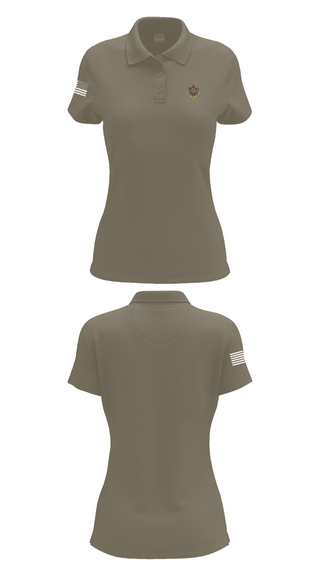 Womens Short Sleeve Performance Polo, 159 FW, Air Force, Teamtime, Team time, sublimation, custom sports apparel, team uniforms, spirit wear, spiritwear, sports uniforms, custom shirts, team store, custom team store, fundraiser sports, apparel fundraiser