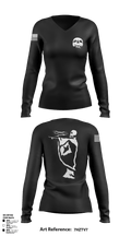 First battalion first Marines 71205958 Women's Long Sleeve V-neck Shirt - 1