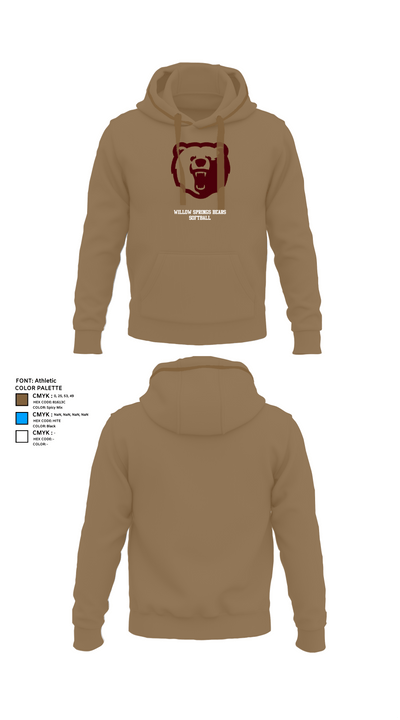 Willow Springs Bears Softball 59647744 Hoodie - 4