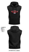 Milford Eagles Pop Warner Football and Cheer 85500081 Sleeveless Hoodie - 2 (2)