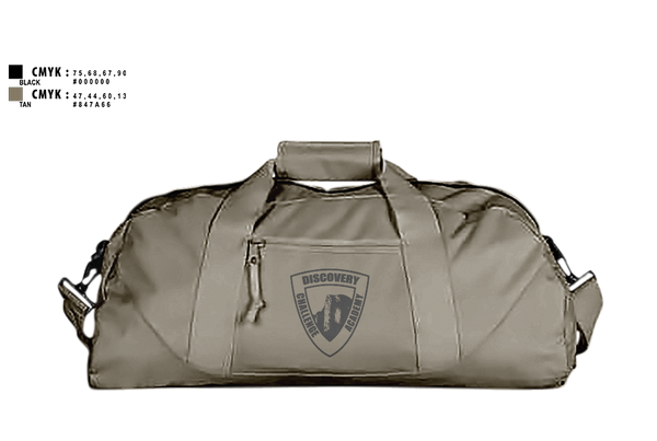 Duffle Bag, Discovery ChalleNGe Academy, , Teamtime, Team time, sublimation, custom sports apparel, team uniforms, spirit wear, spiritwear, sports uniforms, custom shirts, team store, custom team store, fundraiser sports, apparel fundraiser