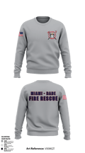 Miami Dade Firehouse Shirts 53092745 Crew Neck Sweatshirt - 1