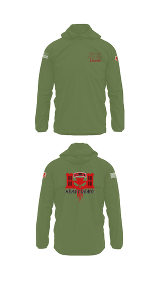 Windbreaker, CESD Bravo 35th Engineer Battalion, , Teamtime, Team time, sublimation, custom sports apparel, team uniforms, spirit wear, spiritwear, sports uniforms, custom shirts, team store, custom team store, fundraiser sports, apparel fundraiser