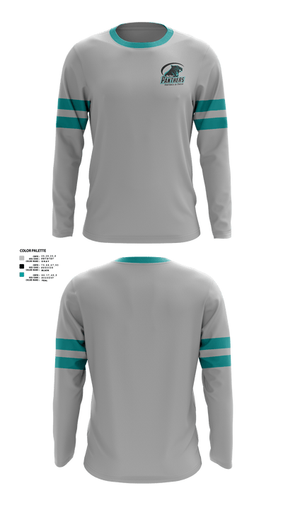 MidCrest Panthers 66707007 Long Sleeve Performance Shirt 1
