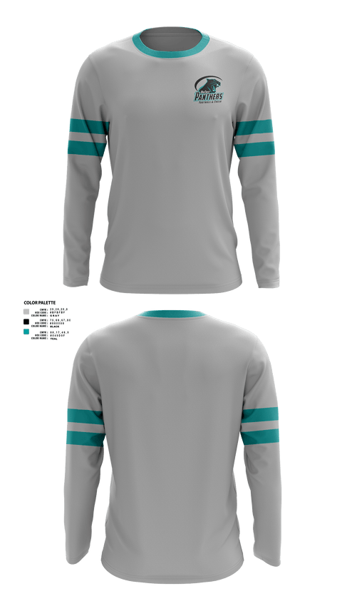 Long Sleeve Performance Shirt, MidCrest Panthers, , Teamtime, Team time, sublimation, custom sports apparel, team uniforms, spirit wear, spiritwear, sports uniforms, custom shirts, team store, custom team store, fundraiser sports, apparel fundraiser