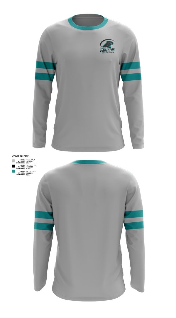 Long Sleeve Performance Shirt, MidCrest Panthers, , Teamtime, Team time, sublimation, custom sports apparel, team uniforms, spirit wear, spiritwear, sports uniforms, custom shirts, team store, custom team store, fundraiser sports, apparel fundraiser