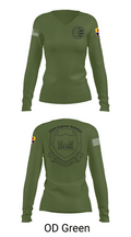 132d MRBC, 579th EN BN, 49th MP DIV 50518216 Women's Long Sleeve V-neck Shirt - 54