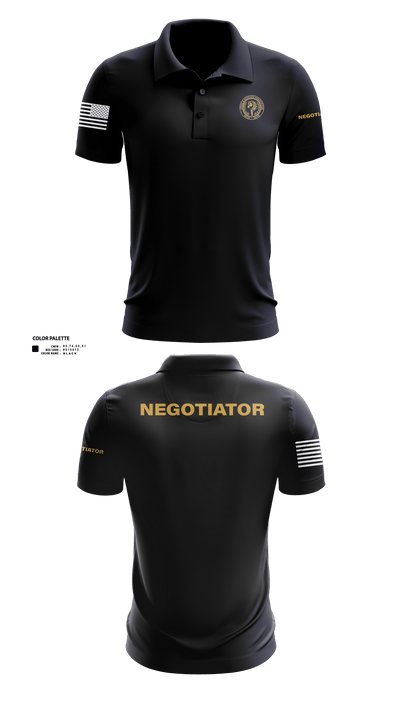Montgomery County Police CNT 46228172 Short Sleeve Performance Polo - 125