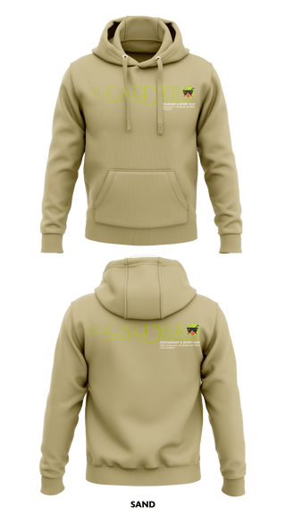 Hoodie, El Caldero Restaurant Sport Bar, , Teamtime, Team time, sublimation, custom sports apparel, team uniforms, spirit wear, spiritwear, sports uniforms, custom shirts, team store, custom team store, fundraiser sports, apparel fundraiser