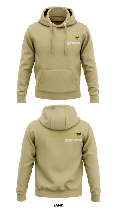 Hoodie, El Caldero Restaurant Sport Bar, , Teamtime, Team time, sublimation, custom sports apparel, team uniforms, spirit wear, spiritwear, sports uniforms, custom shirts, team store, custom team store, fundraiser sports, apparel fundraiser