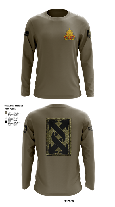 441st transportation company 24339398 Long Sleeve Performance Shirt 2