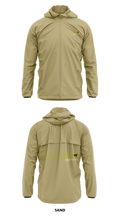 Windbreaker, El Caldero Restaurant Sport Bar, , Teamtime, Team time, sublimation, custom sports apparel, team uniforms, spirit wear, spiritwear, sports uniforms, custom shirts, team store, custom team store, fundraiser sports, apparel fundraiser