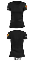 132d MRBC, 579th EN BN, 49th MP DIV 50518216 Women's Short Sleeve V-neck Shirt - 27