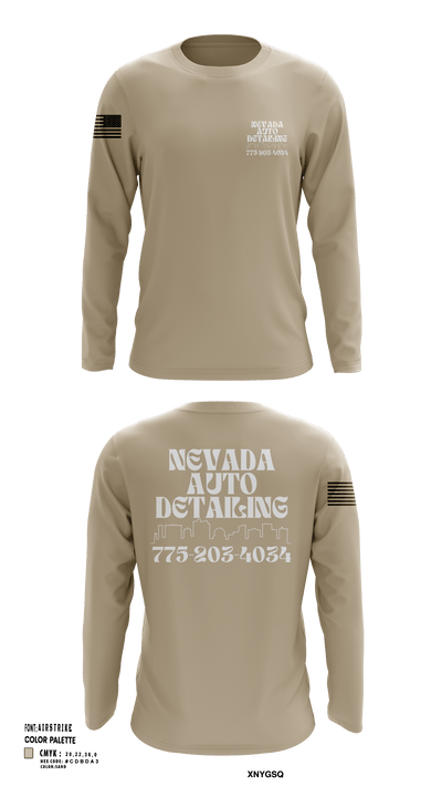 Nevada auto detailing 72253164 Long Sleeve Performance Shirt 102