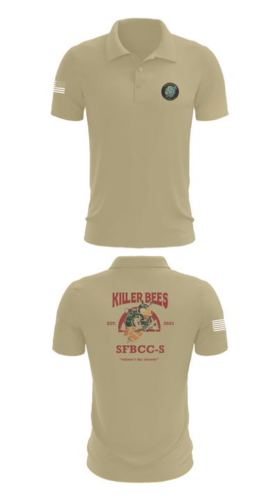 1SFG(A), 3rd BN, BSC 1945772 Short Sleeve Performance Polo - 87