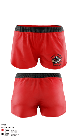Womens Shorts, Social Circle Middle School Softball, Softball, Teamtime, Team time, sublimation, custom sports apparel, team uniforms, spirit wear, spiritwear, sports uniforms, custom shirts, team store, custom team store, fundraiser sports, apparel fundraiser