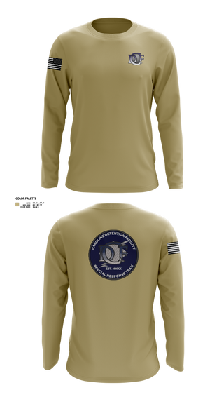 Long Sleeve Performance Shirt, Caroline Detention Facility, , Teamtime, Team time, sublimation, custom sports apparel, team uniforms, spirit wear, spiritwear, sports uniforms, custom shirts, team store, custom team store, fundraiser sports, apparel fundraiser