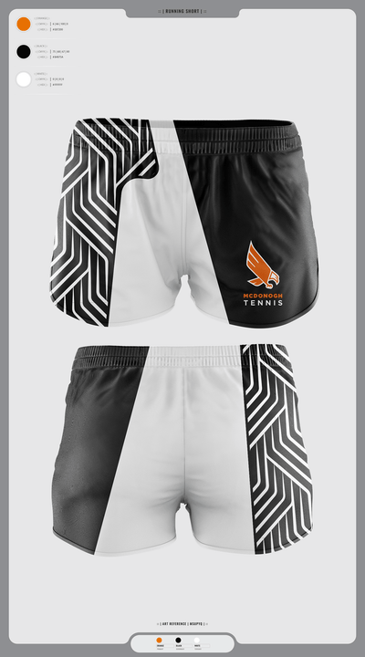 Mcdonogh Boys Tennis 54168368 Women's Shorts - 3