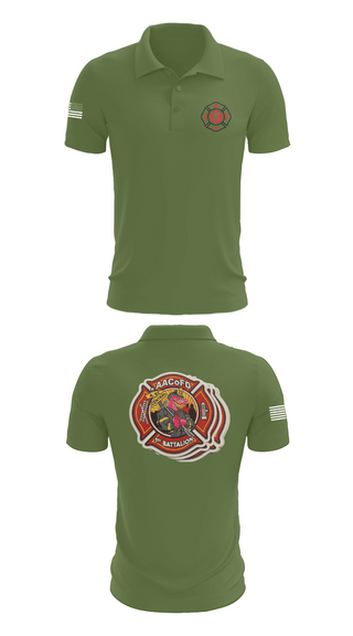 Short Sleeve Performance Polo, Glen Burnie, Fire Department, Teamtime, Team time, sublimation, custom sports apparel, team uniforms, spirit wear, spiritwear, sports uniforms, custom shirts, team store, custom team store, fundraiser sports, apparel fundraiser