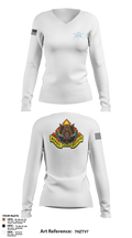 C 1-252 AR 38347567 Women's Long Sleeve V-neck Shirt - 106