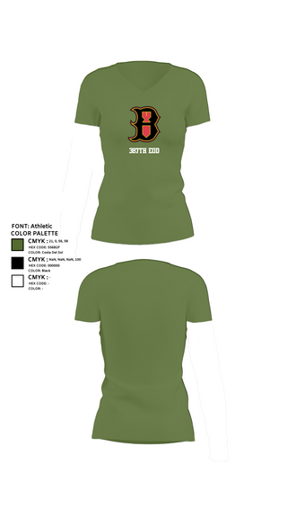 Womens Short Sleeve Vneck Shirt, 387th EOD, , Teamtime, Team time, sublimation, custom sports apparel, team uniforms, spirit wear, spiritwear, sports uniforms, custom shirts, team store, custom team store, fundraiser sports, apparel fundraiser