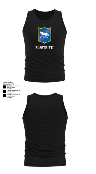 Tank Top, 2/196th RTI, , Teamtime, Team time, sublimation, custom sports apparel, team uniforms, spirit wear, spiritwear, sports uniforms, custom shirts, team store, custom team store, fundraiser sports, apparel fundraiser