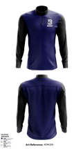 Burrillville High School Broncos Baseball 5359467 Quarter Zip Jacket - 1