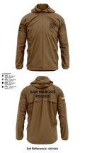 San Marcos Police Drone Unit 43960495 Windbreaker - 6