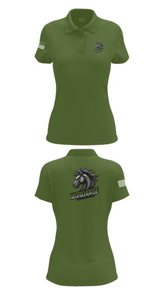 Womens Short Sleeve Performance Polo, 224th MI, Army, Teamtime, Team time, sublimation, custom sports apparel, team uniforms, spirit wear, spiritwear, sports uniforms, custom shirts, team store, custom team store, fundraiser sports, apparel fundraiser