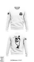 First battalion first Marines 71205958 Crew Neck Sweatshirt - 3
