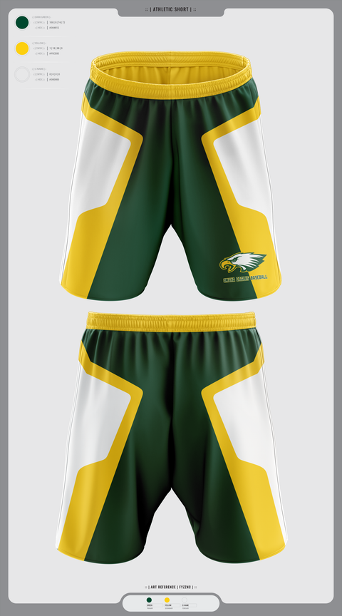 Athletic Shorts With Pockets, Omaha Eagles Baseball, Baseball, Teamtime, Team time, sublimation, custom sports apparel, team uniforms, spirit wear, spiritwear, sports uniforms, custom shirts, team store, custom team store, fundraiser sports, apparel fundraiser