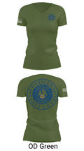 1st Area Command 9228914 Women's Short Sleeve V-neck Shirt - 46