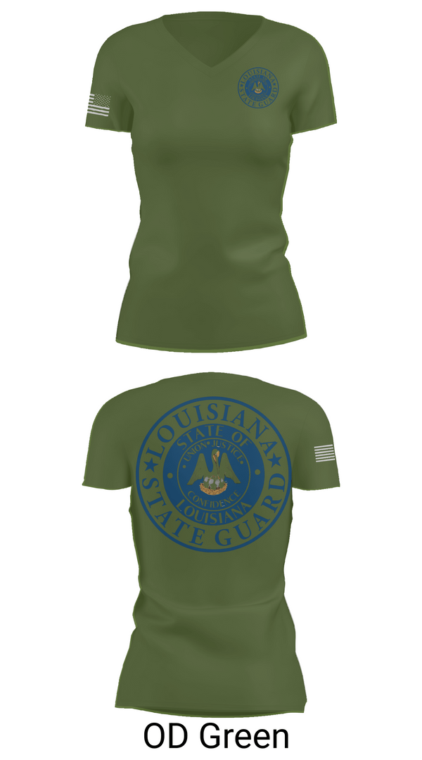 Womens Short Sleeve Vneck Shirt, 1st Area Command, , Teamtime, Team time, sublimation, custom sports apparel, team uniforms, spirit wear, spiritwear, sports uniforms, custom shirts, team store, custom team store, fundraiser sports, apparel fundraiser