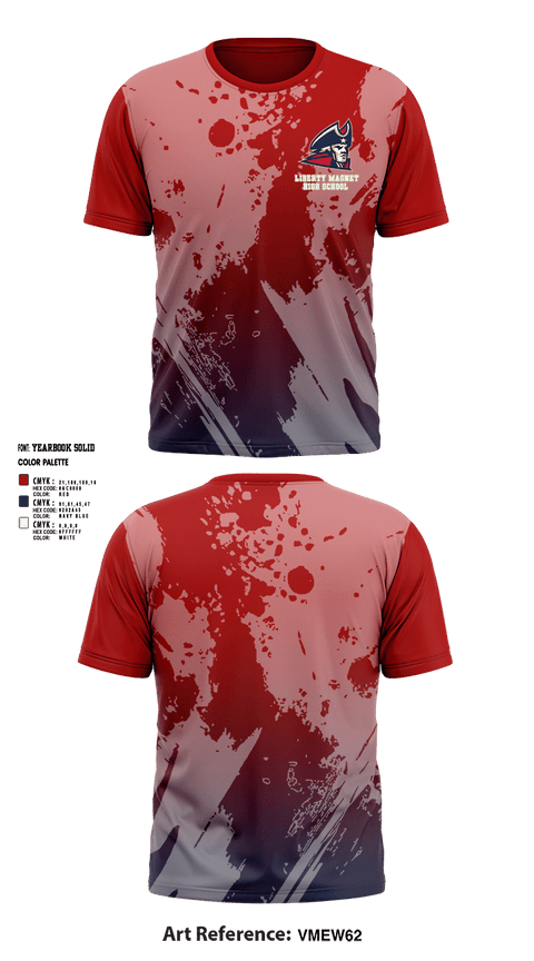 Short Sleeve Performance Shirt, Liberty Magnet High School Tennis, Tennis, Teamtime, Team time, sublimation, custom sports apparel, team uniforms, spirit wear, spiritwear, sports uniforms, custom shirts, team store, custom team store, fundraiser sports, apparel fundraiser