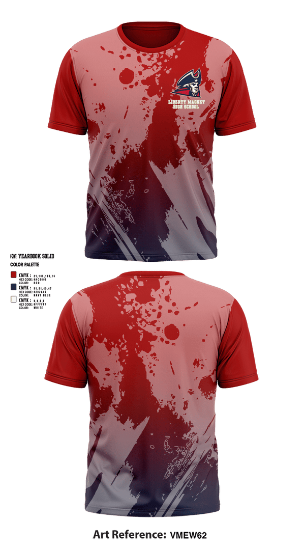 Short Sleeve Performance Shirt, Liberty Magnet High School Tennis, Tennis, Teamtime, Team time, sublimation, custom sports apparel, team uniforms, spirit wear, spiritwear, sports uniforms, custom shirts, team store, custom team store, fundraiser sports, apparel fundraiser