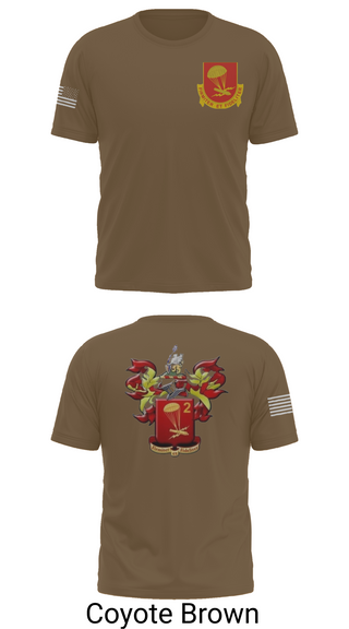 Old School Cotton Feel Shirt, 2-377 PFAR, Army, Teamtime, Team time, sublimation, custom sports apparel, team uniforms, spirit wear, spiritwear, sports uniforms, custom shirts, team store, custom team store, fundraiser sports, apparel fundraiser