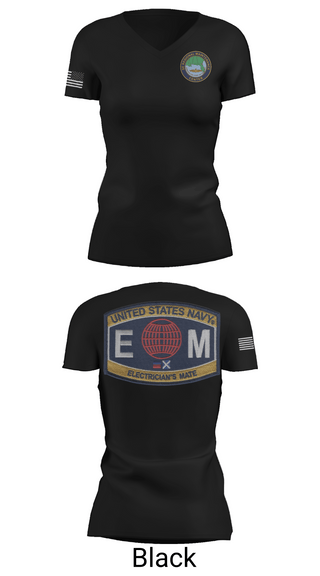 Womens Short Sleeve Vneck Shirt, Outside Electrical, , Teamtime, Team time, sublimation, custom sports apparel, team uniforms, spirit wear, spiritwear, sports uniforms, custom shirts, team store, custom team store, fundraiser sports, apparel fundraiser